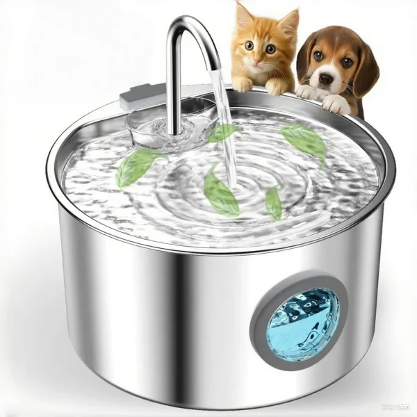 108oz Pet Fountain Dispenser Automatic for Inside Dog Cats Drinking Replaceable filters