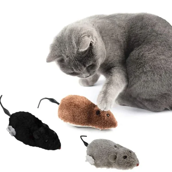 Automatic Swinging Tail Fan Toy for Pets - Battery-Free Interactive Chase Game for Cats & Dogs of All Sizes,